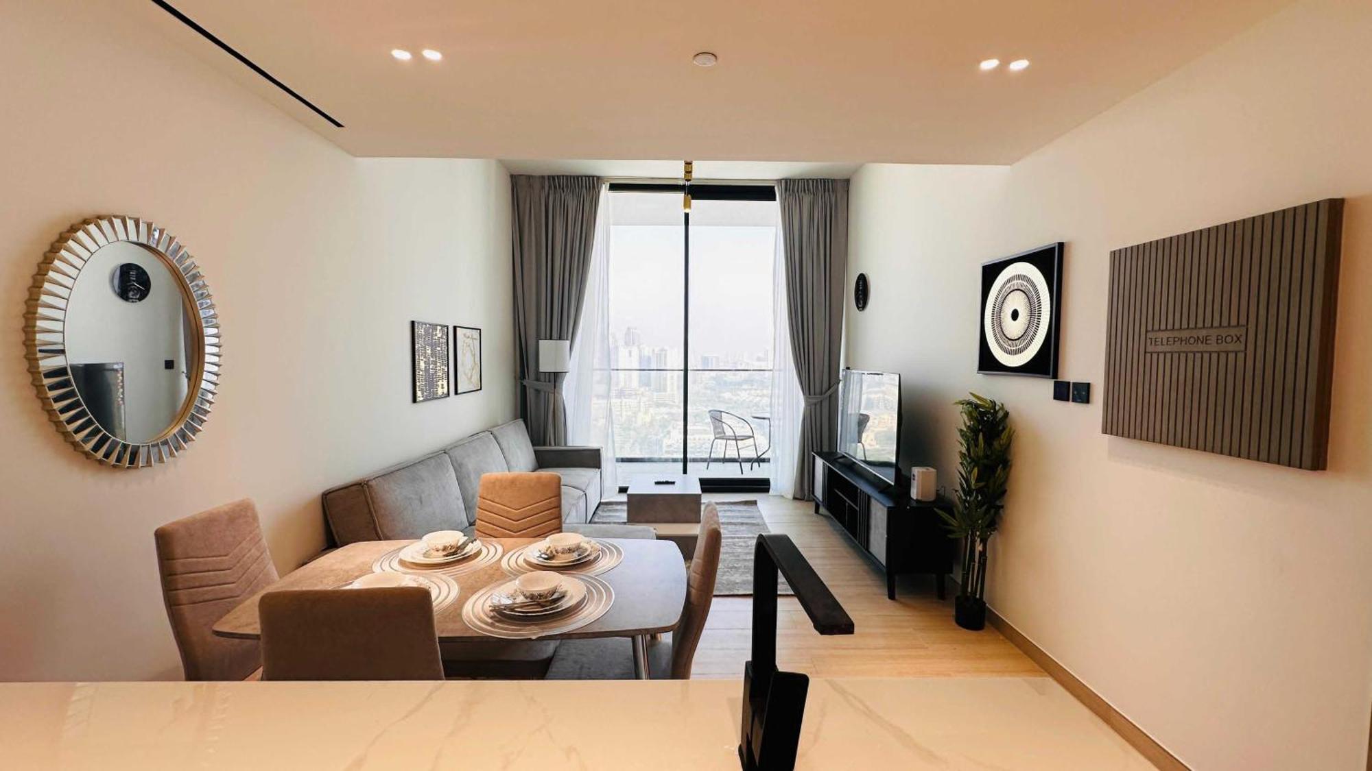 Apartment Oyo 1387 Premium 1bedroom Dubai